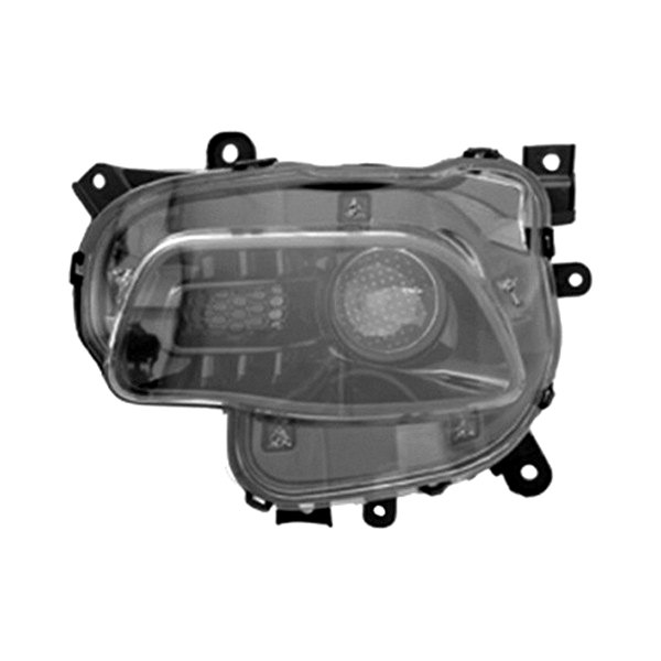 K-Metal® - Driver Side Replacement Headlight, Jeep Cherokee