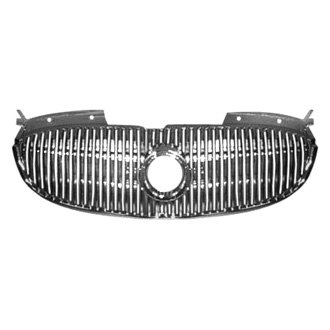 New Front Grille For 2006-2008 Buick Lucerne CXL/CXS Models Black And Chrome OE Sells Molding Separate GM1200555 