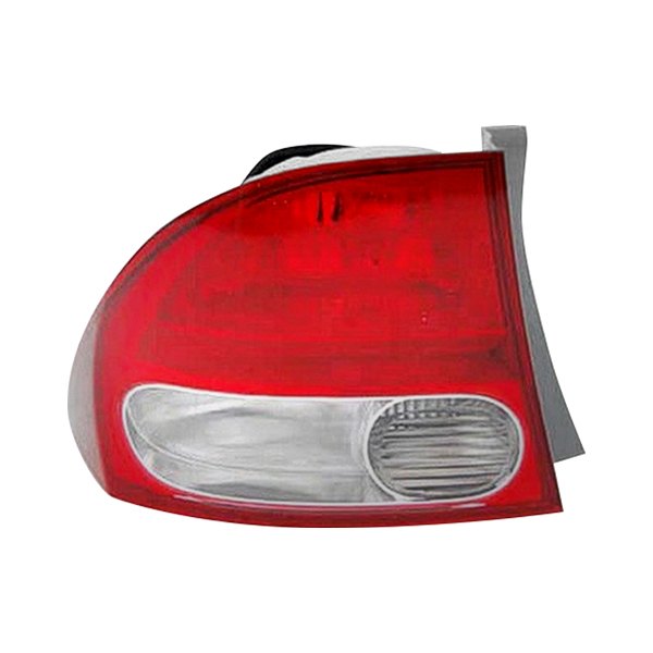 K-Metal® - Driver Side Outer Replacement Tail Light Lens and Housing, Honda Civic