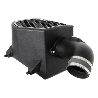 K&N® - 63 Series AirCharger® High-Density Polyethylene Black Cold Air Intake System with Red Filter