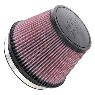 K&N® - Round Tapered Red Air Filter (6" F x 7.5" B x 5" T x 5" H)