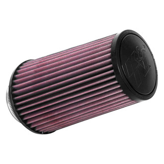 K&N® - Round Tapered Red Air Filter (3" F x 5" B x 4" T x 7.875" H)