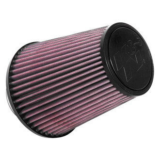 K&N® - Round Tapered Red Air Filter (3" F x 6" B x 4" T x 6.75" H)