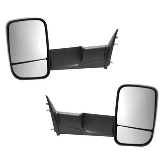 K Source® - Power Heated Manual Foldaway Towing Mirror