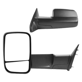 K Source® - Driver and Passenger Side Manual Towing Mirrors (Foldaway)