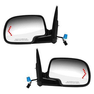 K Source® - Power Heated Manual Foldaway Side View Mirror