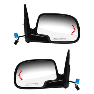K Source® - Driver and Passenger Side Power View Mirror Set (Heated, Foldaway)
