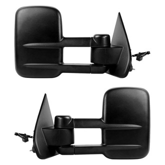 K Source® - Driver and Passenger Side Power Towing Mirror Set (Heated, Foldaway)