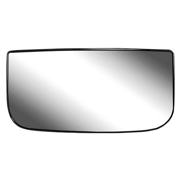 K Source® - Passenger Side Power Towing Mirror Glass with Backing Plate