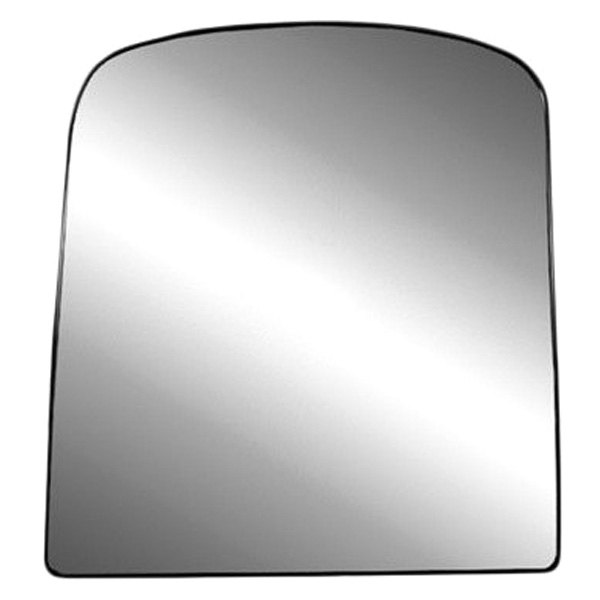 K Source® - Driver Side Manual Towing Mirror Glass with Backing Plate