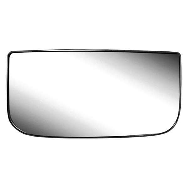 K Source® - Driver Side Power Towing Mirror Glass with Backing Plate