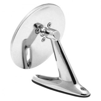 K Source® - Classic Round Manual View Mirror (Non-Heated, Foldaway)
