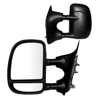 K Source® 61067-68F - Driver Side Manual Towing Mirrors (Non-Heated, Foldaway)
