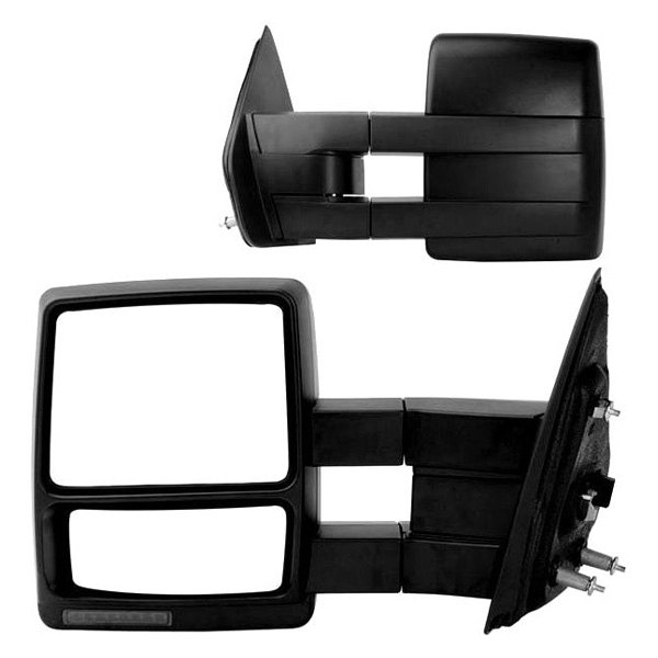 K Source® 61185 86f Driver And Passenger Side Power Towing Mirrors Heated Foldaway 