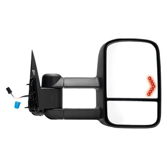 K Source® - Passenger Side Power Towing Mirror (Heated, Foldaway)