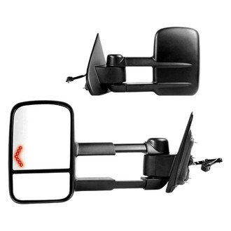 K Source® - Driver and Passenger Side Power Towing Mirrors (Heated, Foldaway)