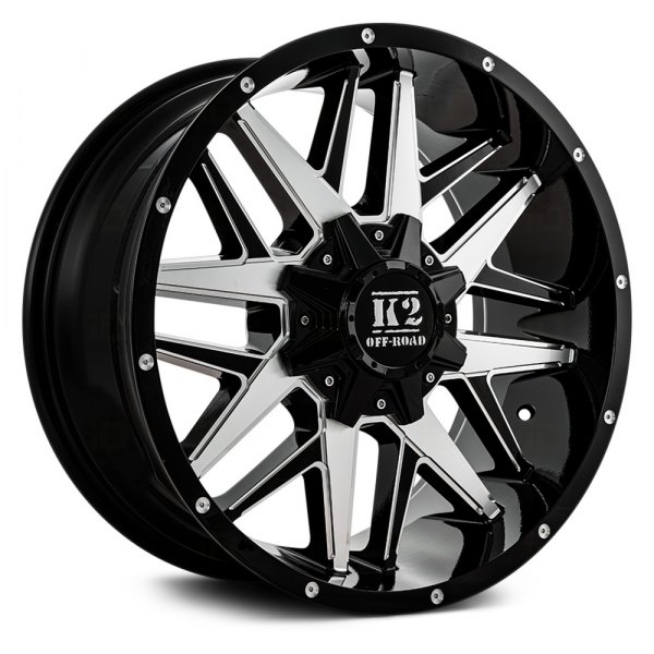 K2 OFFROAD® - K15 MAYHEM Gloss Black with Machined Face and Milled Accents