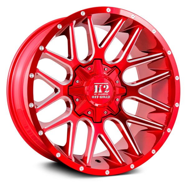K2 OFFROAD® - K18 VENOM Candy Red with Milled Spokes