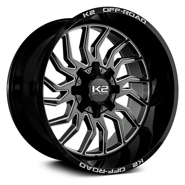 K2 OFFROAD® - K21 MONARCH Gloss Black with Milled Accents