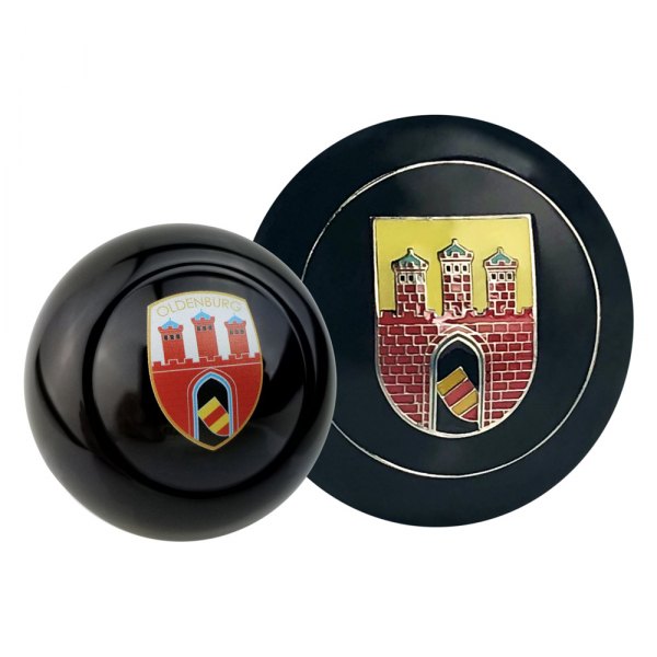 Kaferlab® - Oldenburg Black Poly Resin Shift Knob with Horn Button