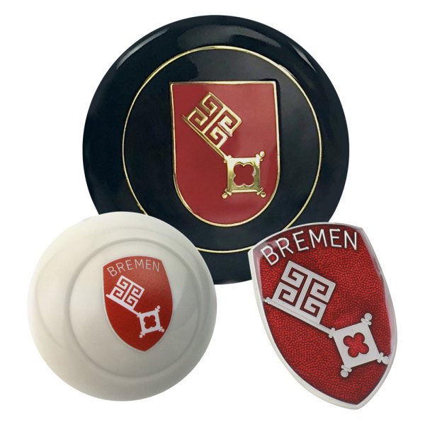 Kaferlab® - Bremen Ivory Poly Resin Shift Knob with Horn Button and Hood Crest