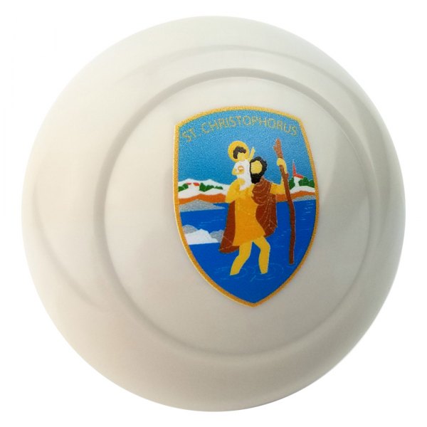 Kaferlab® - St. Christophorus Ivory Poly Resin Shift Knob