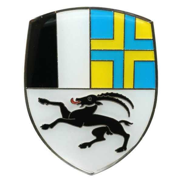 Kaferlab® - "Coat of Arms of Graubunden" Crest Hood Badge Emblem
