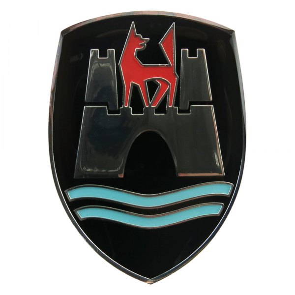 Kaferlab® - "Wolfsburg" Crest Black Hood Badge Emblem