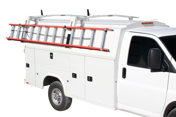 Kargo Master® - Single Drop Down Ladder Rack Component for High Roof Covered Service Body