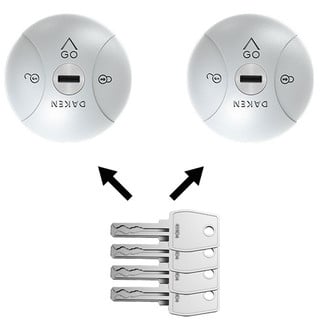 Kargo Master® - SATURN GO Daken Lock, 2 Pieces & 4 Keys