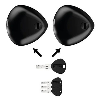 Kargo Master® - Combo Series Silver Van Lock, 2 Pieces 4 Keys