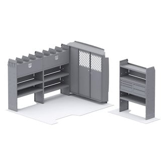Kargo Master® - Quick Pro Package Van Storage System Kit