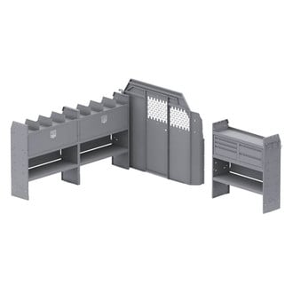 Kargo Master® - Quick Pro Package Van Storage System Kit
