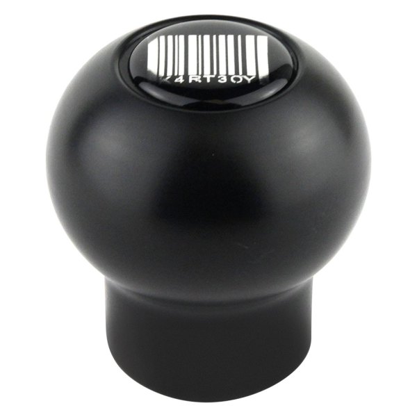 Kartboy® - Manual Knuckle Ball 6-Speed Pattern Black Aluminum Shift Knob