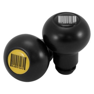 Kartboy® - Manual Knuckle Ball 5-Speed Pattern Black Delrin Shift Knob