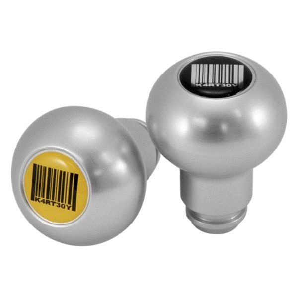 Kartboy® - Manual Knuckle Ball 5-Speed Pattern Silver Aluminum Shift Knob