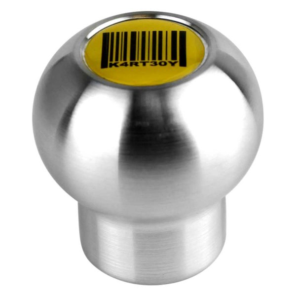 Kartboy® - Manual Knuckle Ball 6-Speed Pattern Silver Aluminum Shift Knob