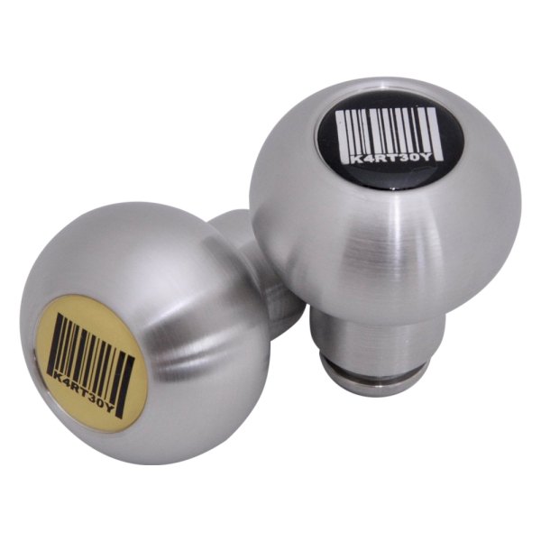Kartboy® - Manual Knuckle Ball 5-Speed Pattern Brushed Stainless Steel Shift Knob