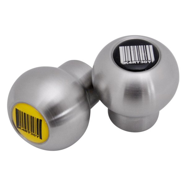 Kartboy® - Manual Knuckle Ball 6-Speed Pattern Brushed Stainless Steel Shift Knob
