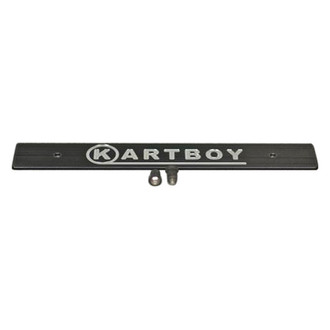 Kartboy® - Black Front License Plate Delete with Kartboy Logo