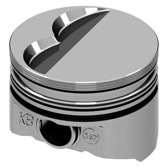 KB Performance® - Signature Series Hypereutectic Flat Top 2V Piston Set with two valve reliefs