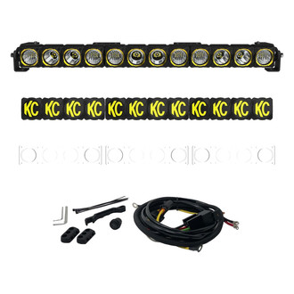 KC HiLiTES® - Flex Era™ Series Combo Beam LED Light Bar with Amber Backlight (30", 40", 50")