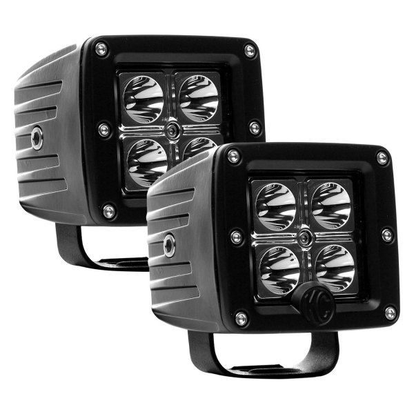 KC HiLiTES® - C-Series 3" 2x12W Cube Spot Beam LED Lights