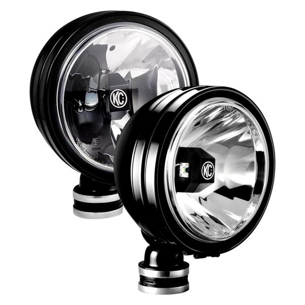 KC HiLiTES® - Daylighter™ 6" 2x20W Round Spread Beam LED Lights with Gravity LED G6