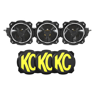 KC HiLiTES® - Gravity™ Titan 20" 118W Combo Beam LED Light Bar with Amber Backlight