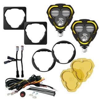 KC HiLiTES® - Fog Light Location Mounted Flex Era™ 3 Series 3.6" 2x55W Combo Beam LED Light Kit