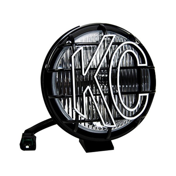KC HiLiTES® - Fog Light Location Apollo Pro™ 6" 55W Round Fog Beam Amber Light, Jeep Wrangler