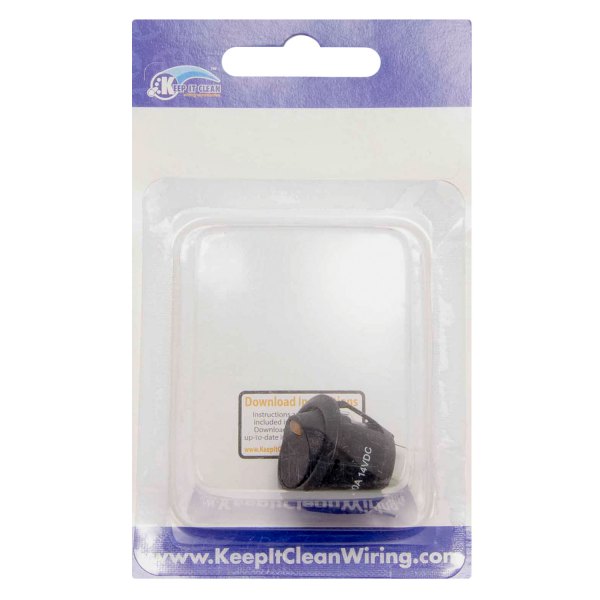  Keep It Clean® - Rocker Style Yellow Round LED Switch