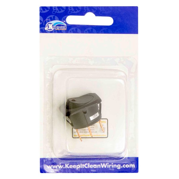  Keep It Clean® - Rocker Style Red Square Framed LED Switch
