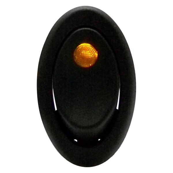  Keep It Clean® - Rocker Style Yellow Oval LED Switch